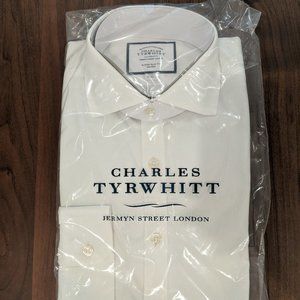 CT White Super Slim Fit Twill Shirt 15/32